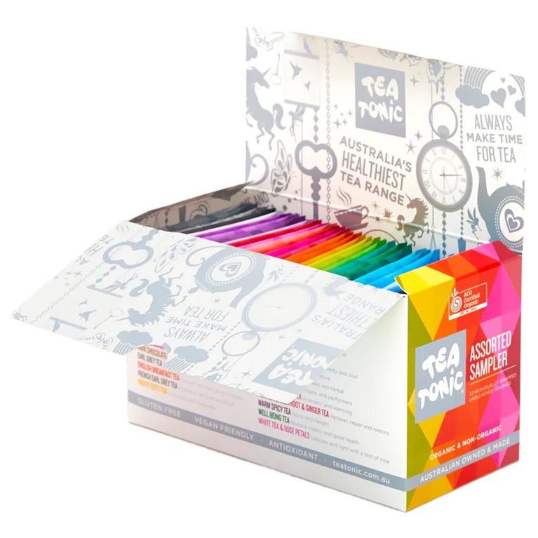 Tea Tonic Assorted Sampler Tea Box Flora & Fauna AU