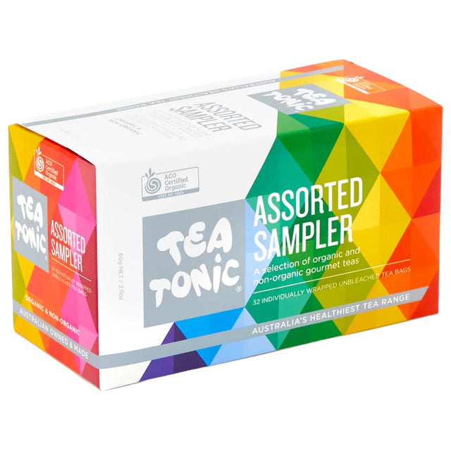 Tea Tonic Assorted Sampler Tea Box Flora & Fauna AU