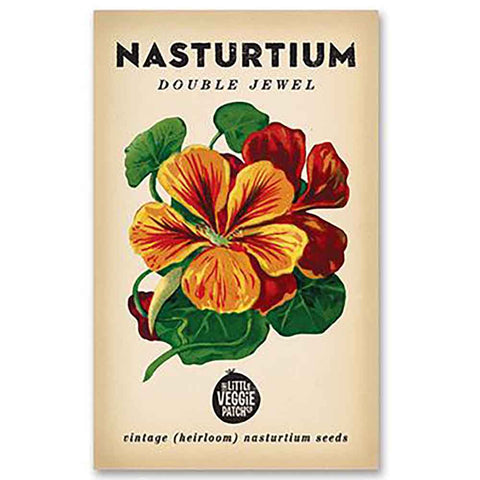 Edible Flwrs Nasturtium Heirloom Seeds