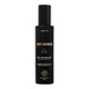 Black bottle of Three Warriors Body Tan Aqua Mist on a white background