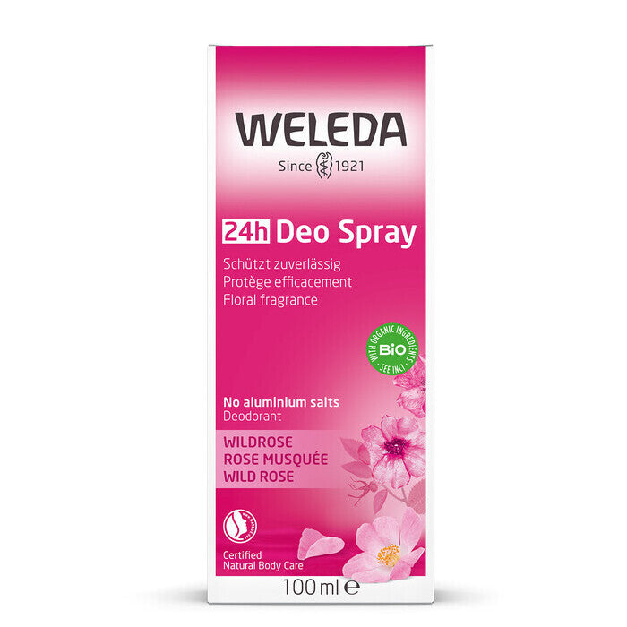 Weleda Floral Fresh Deodorant Spray Wild Rose. Flora & Fauna