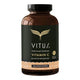 120g brown glass supplement bottle of VITUS Vitamin C Vegan Powder.