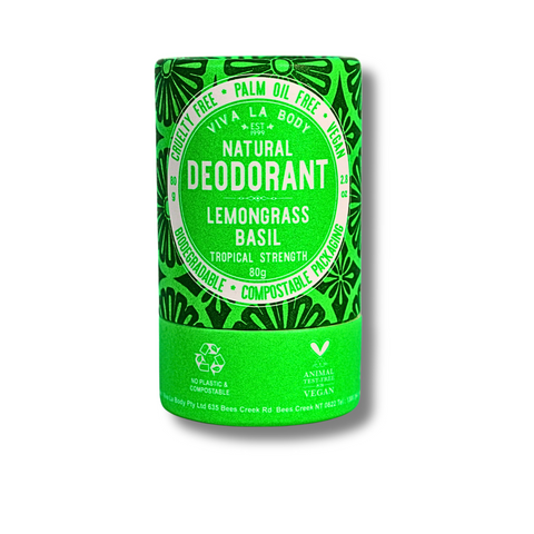 Natural Deodorant - Lemongrass & Basil