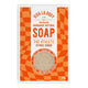 A box of handmade and natural The Athlete, citrus scrub soap.