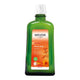Weleda Arnica Muscle Soak bottle on a white background