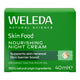 A green rectangular box of Weleda Natural Science Skin Food Nourishing Night Cream, 40ml, on a plain white background.