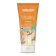 Weleda Vitality shower cream tube on a white background