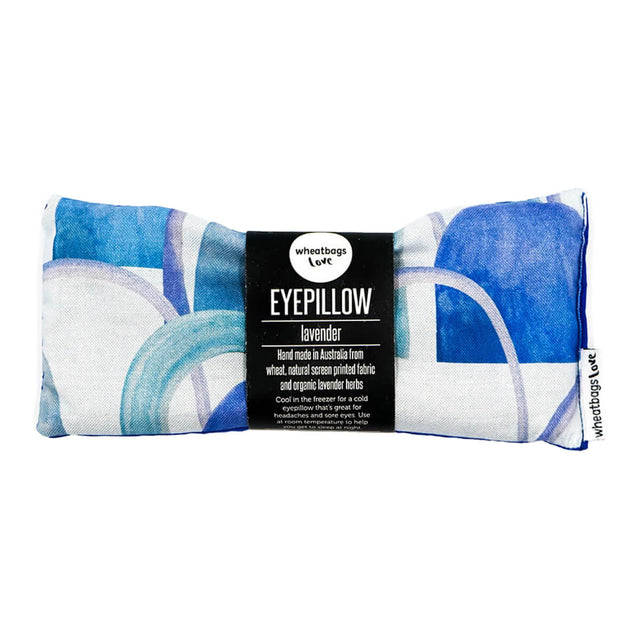 Wheatbags Love - Relax Gift Pack - Groovy Flowers Orange Eyepillow and 50ml Rose Quartz Bath Oil