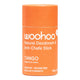 A single Woohoo Natural Deodorant & Anti-Chafe Stick in the Tango scent, shown in its signature orange cardboard stick container against a plain white background.