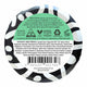 Back of Woohoo All Natural Deodorant Paste Tin with ingredients and product details.