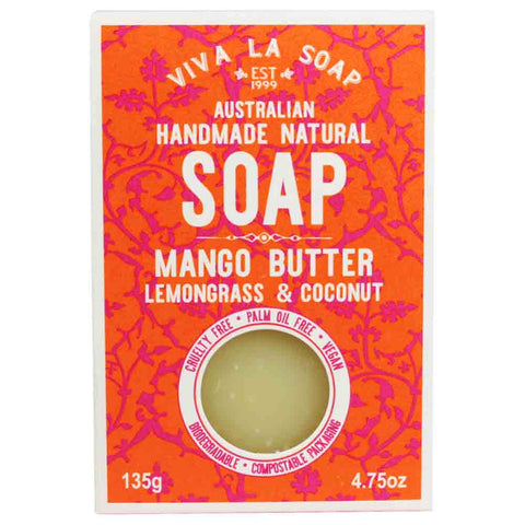 Natural Soap - Mango Butter, Lemongrass & Coconut
