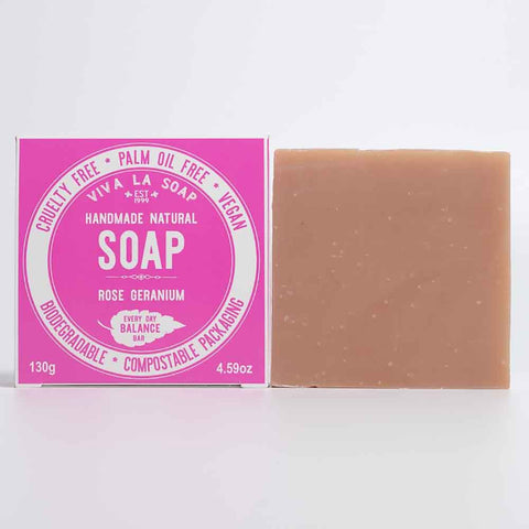 Natural Body Soap - Rose Geranium